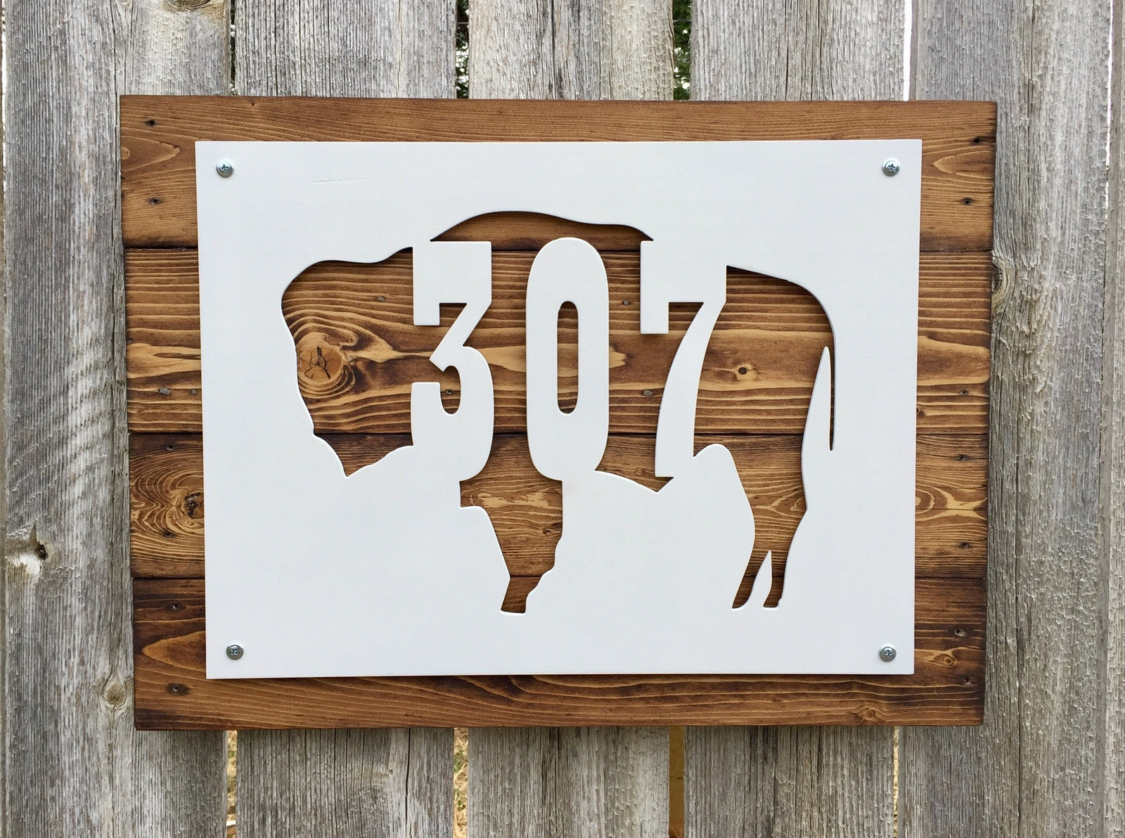 Wyoming Buffalo 307 Metal Sign