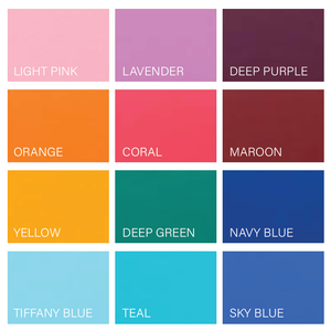 Color grid of additional available colors