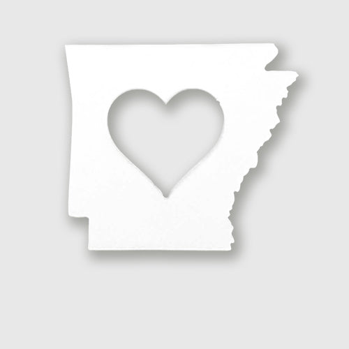 Arkansas magnet with heart