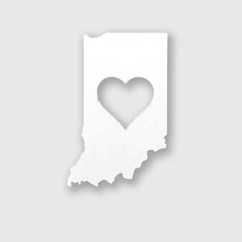 Indiana magnet with heart