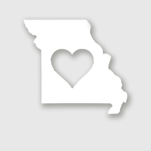 Missouri magnet with heart
