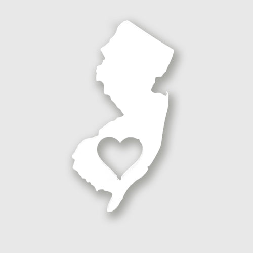 New Jersey Magnet with heart