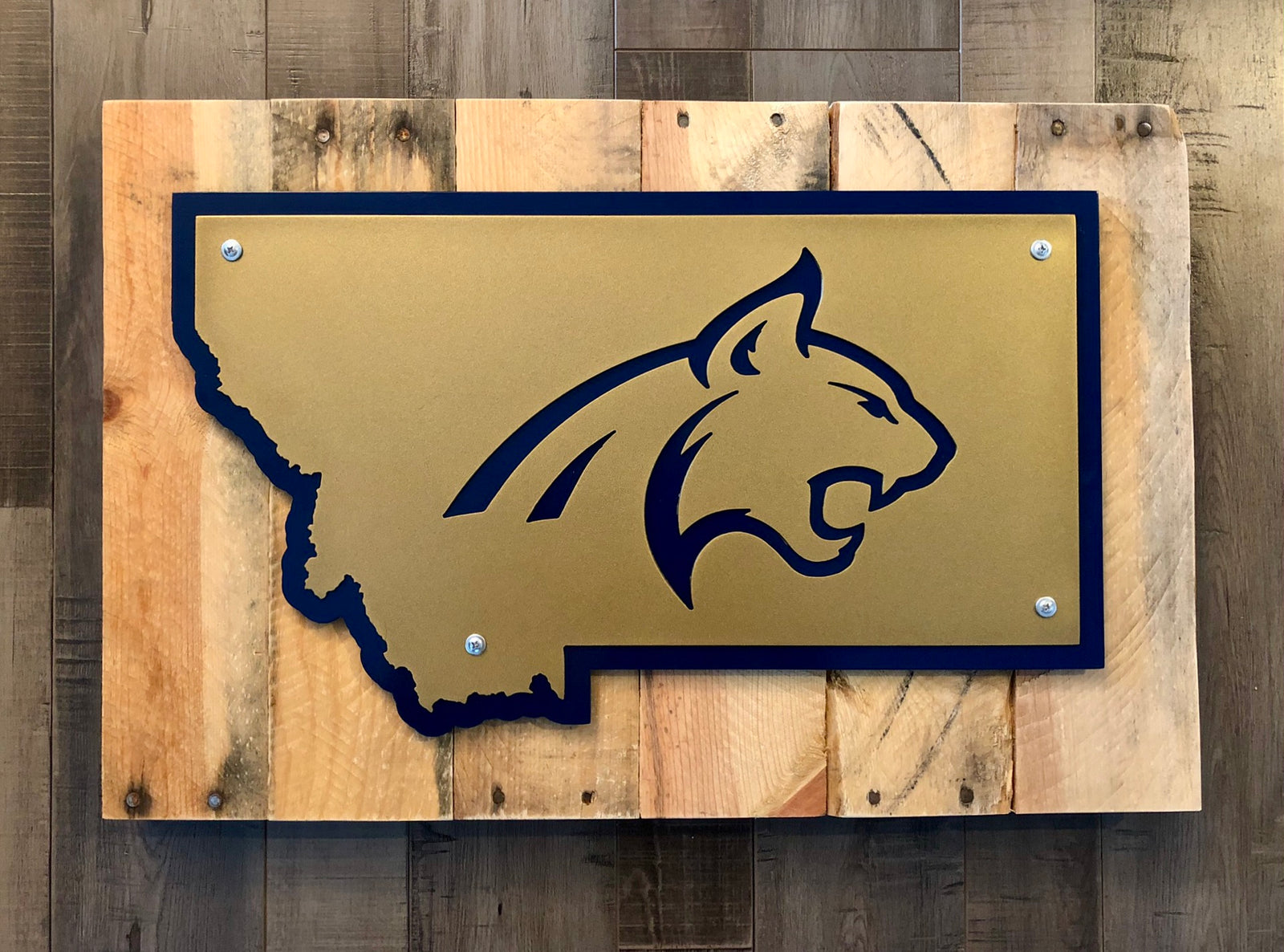 Montana State University Bobcat - Layered