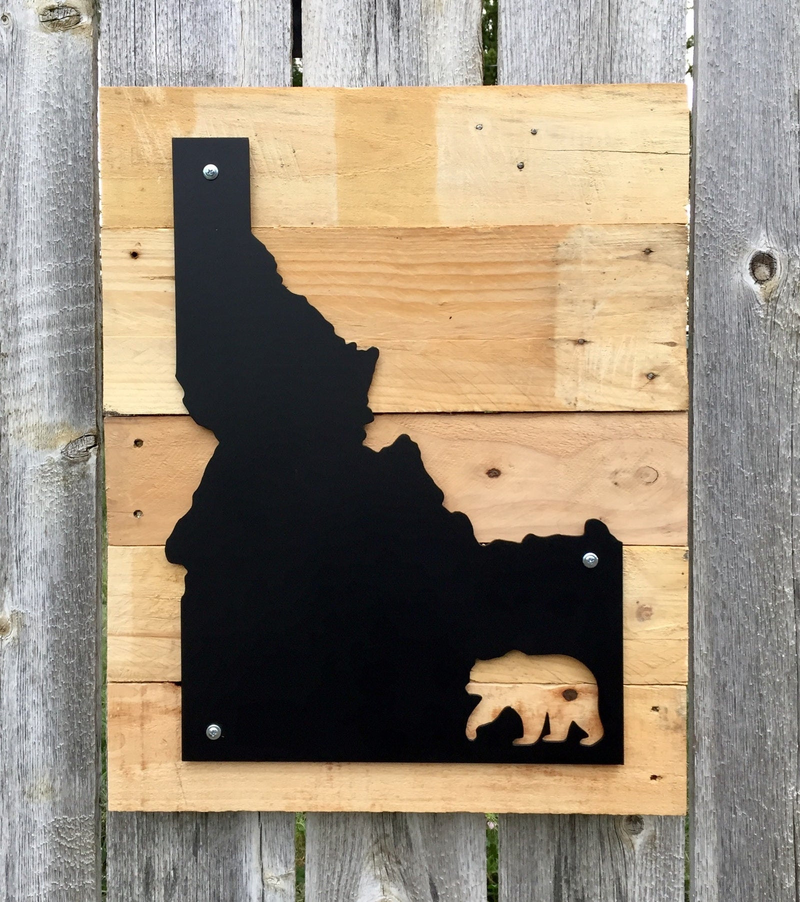 Idaho Bear Metal Sign