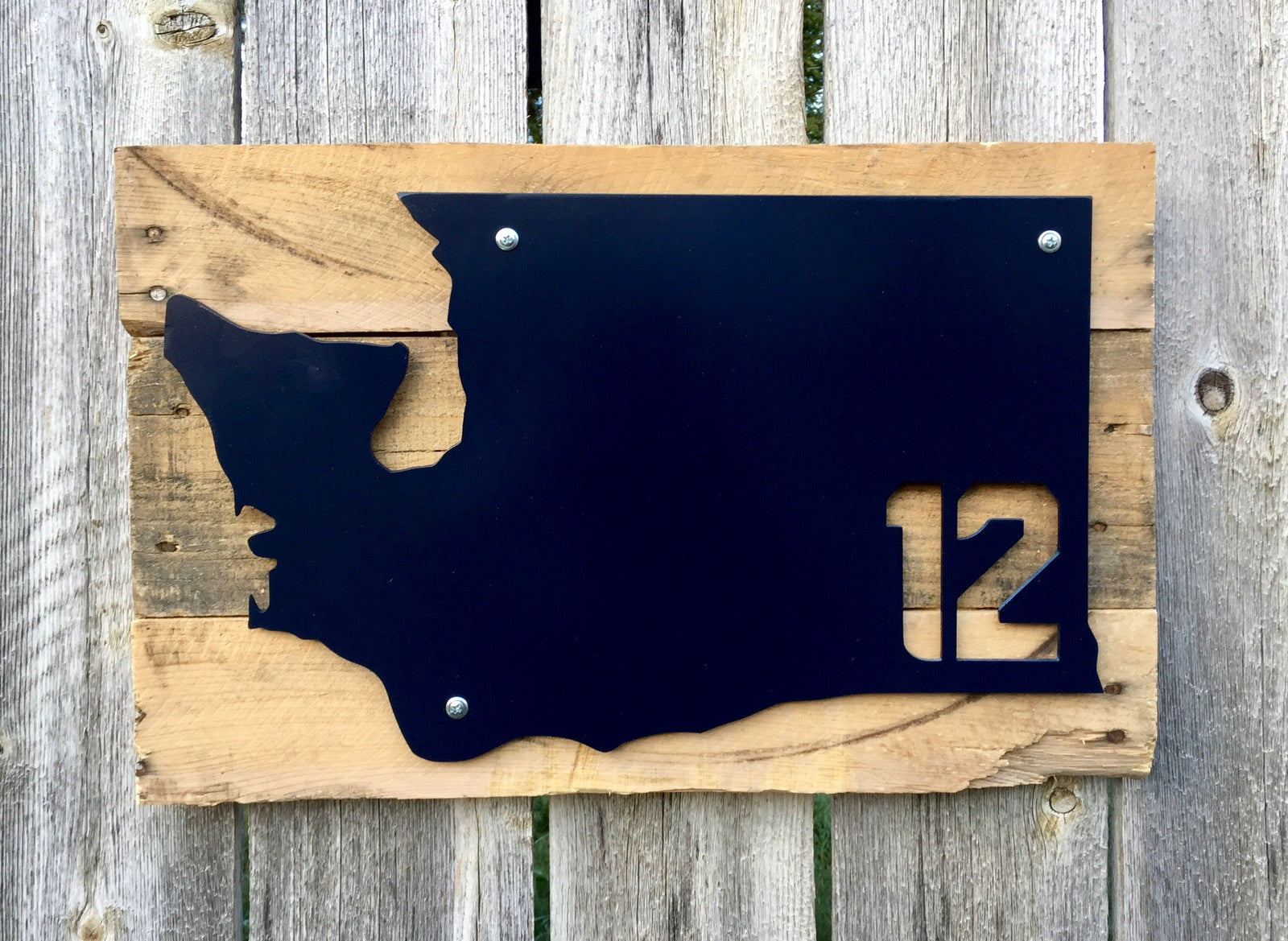 Washington 12th Man Metal Sign