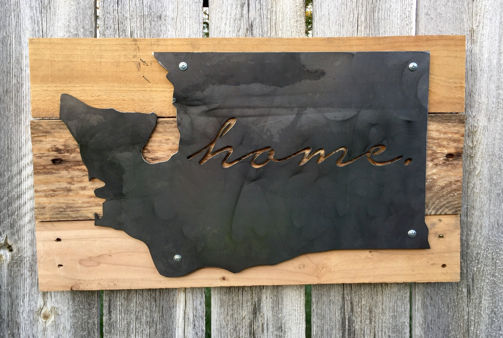 Washington Home Metal Sign