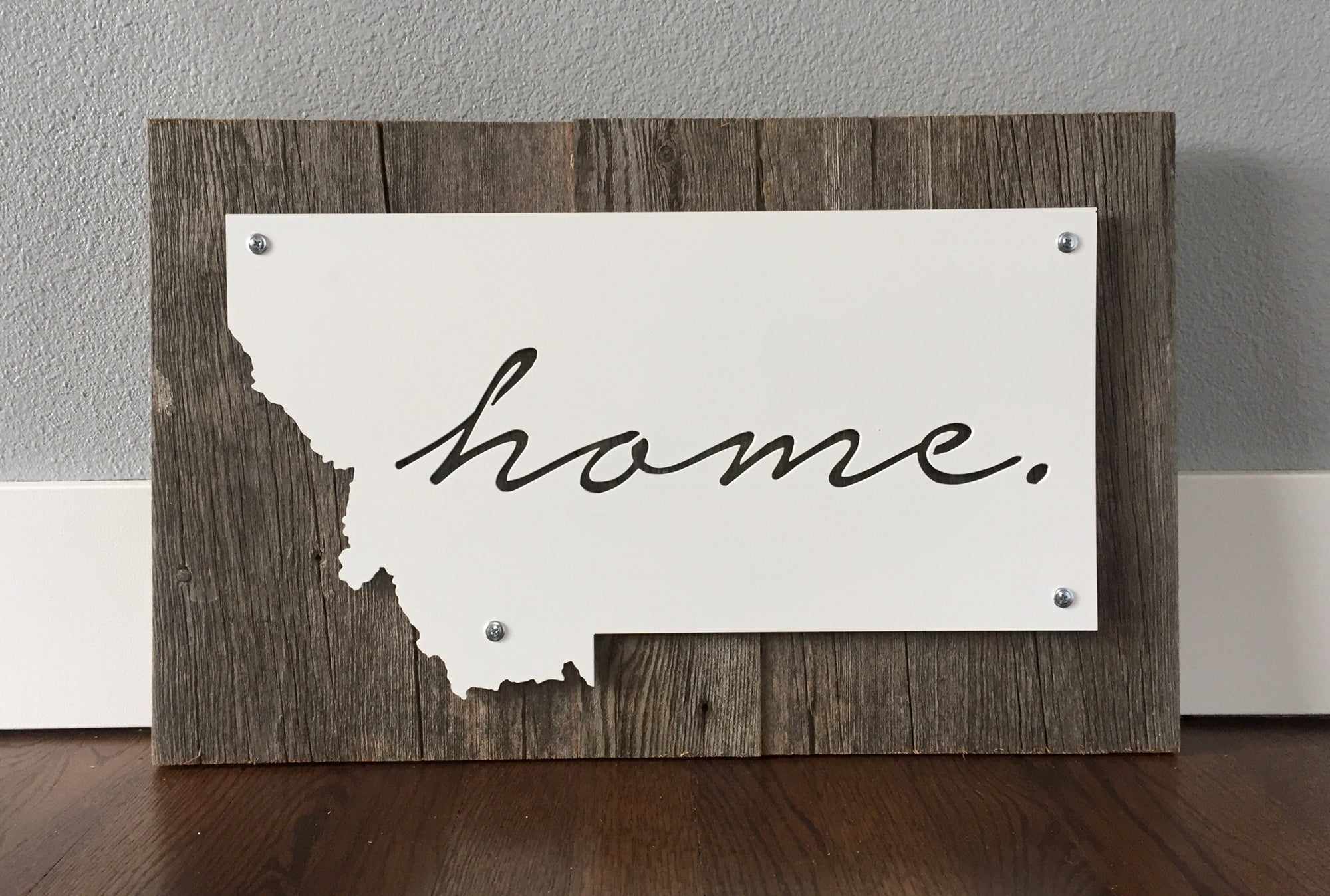Montana Home Metal Sign