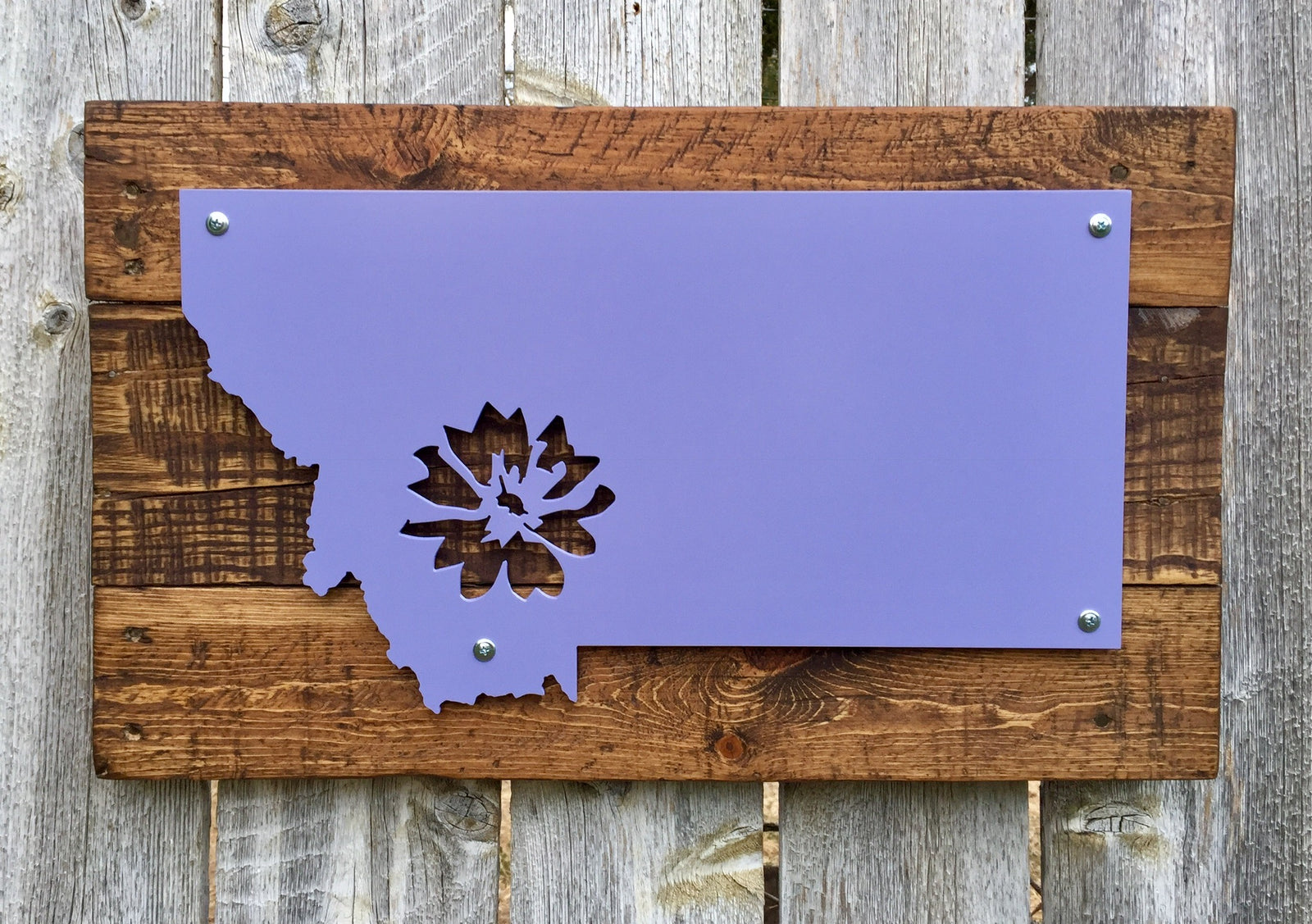 Montana Bitterroot Metal Sign