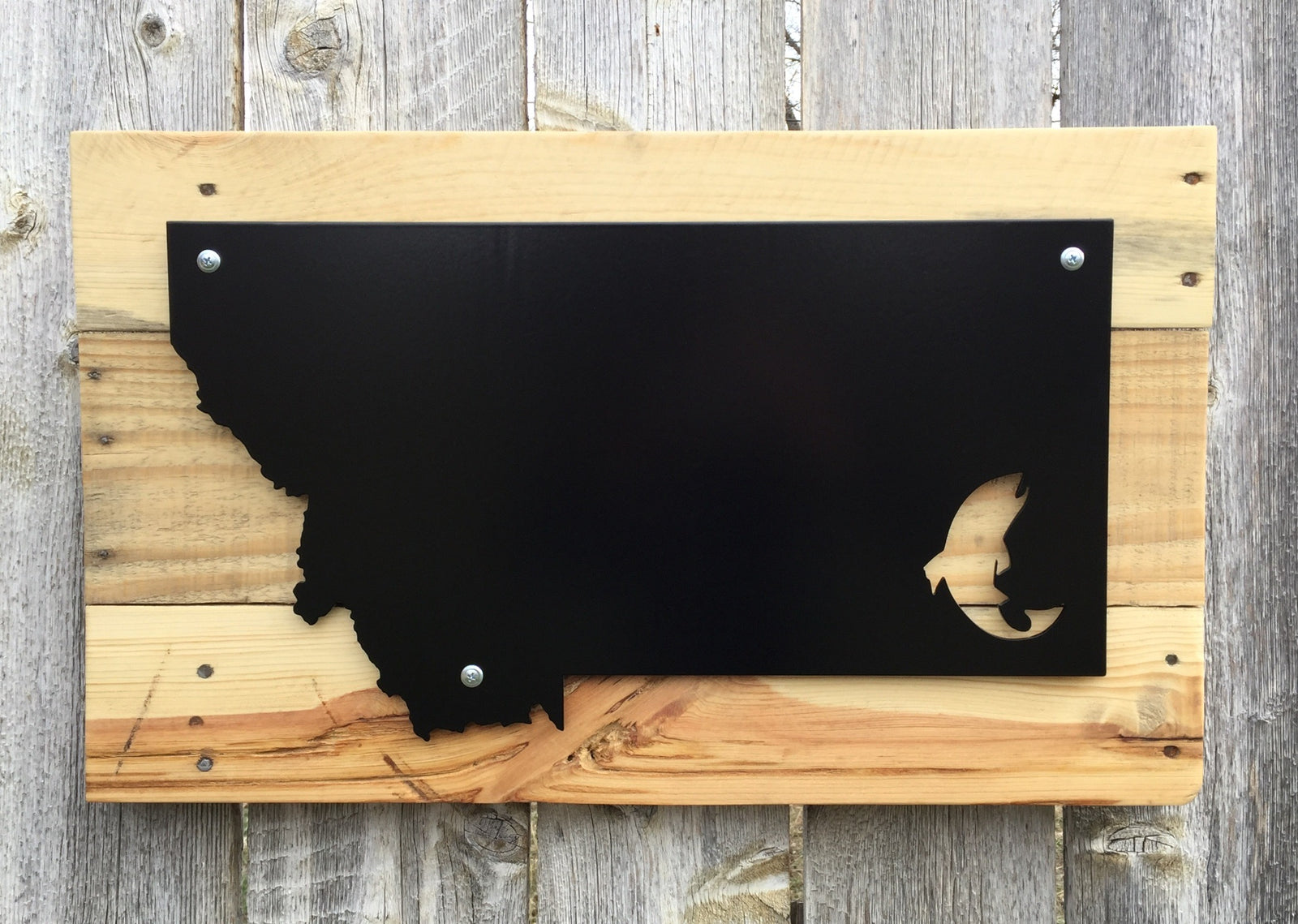 Montana Fish {small} Metal Sign