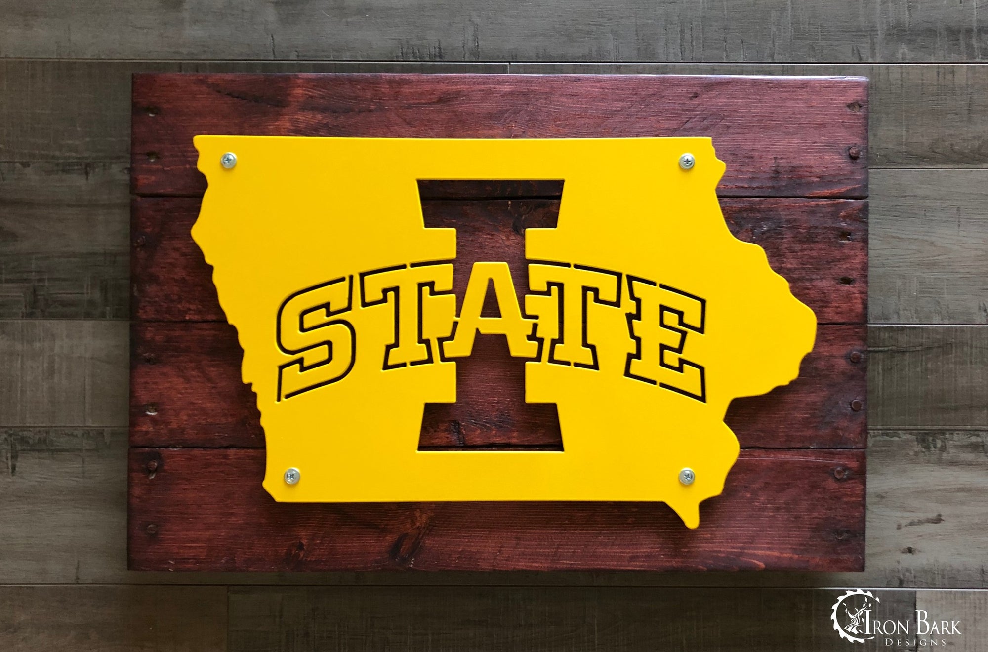 Iowa State University Cyclones Metal Sign