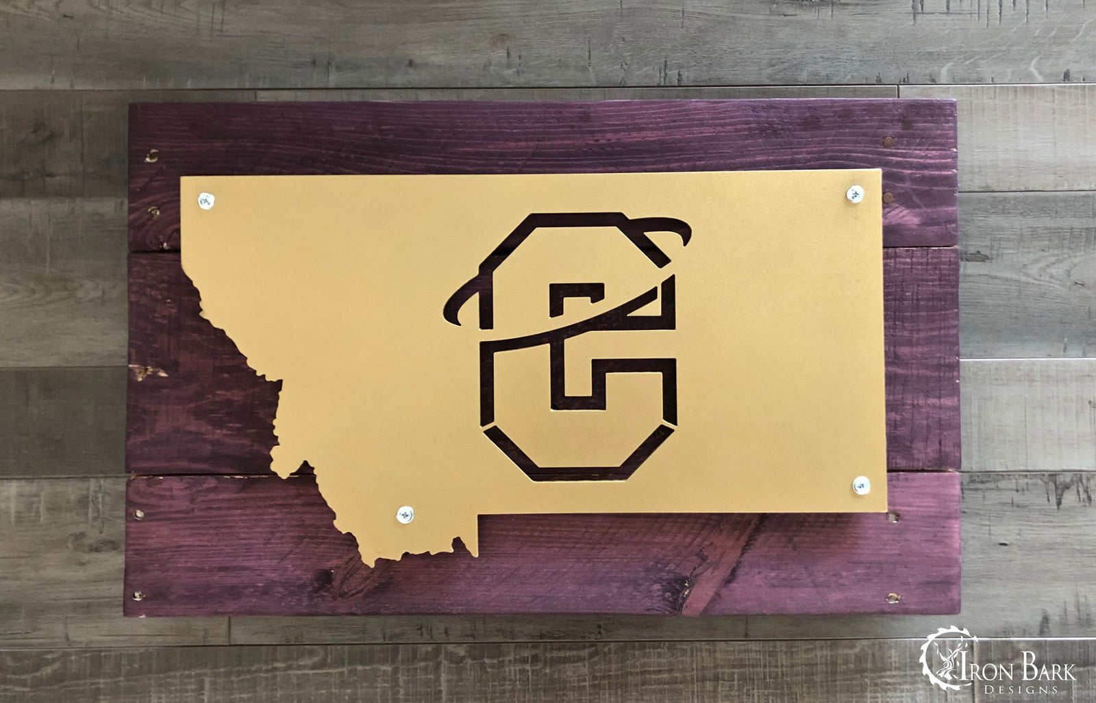 Montana Carroll College Fighting Saints Metal Sign
