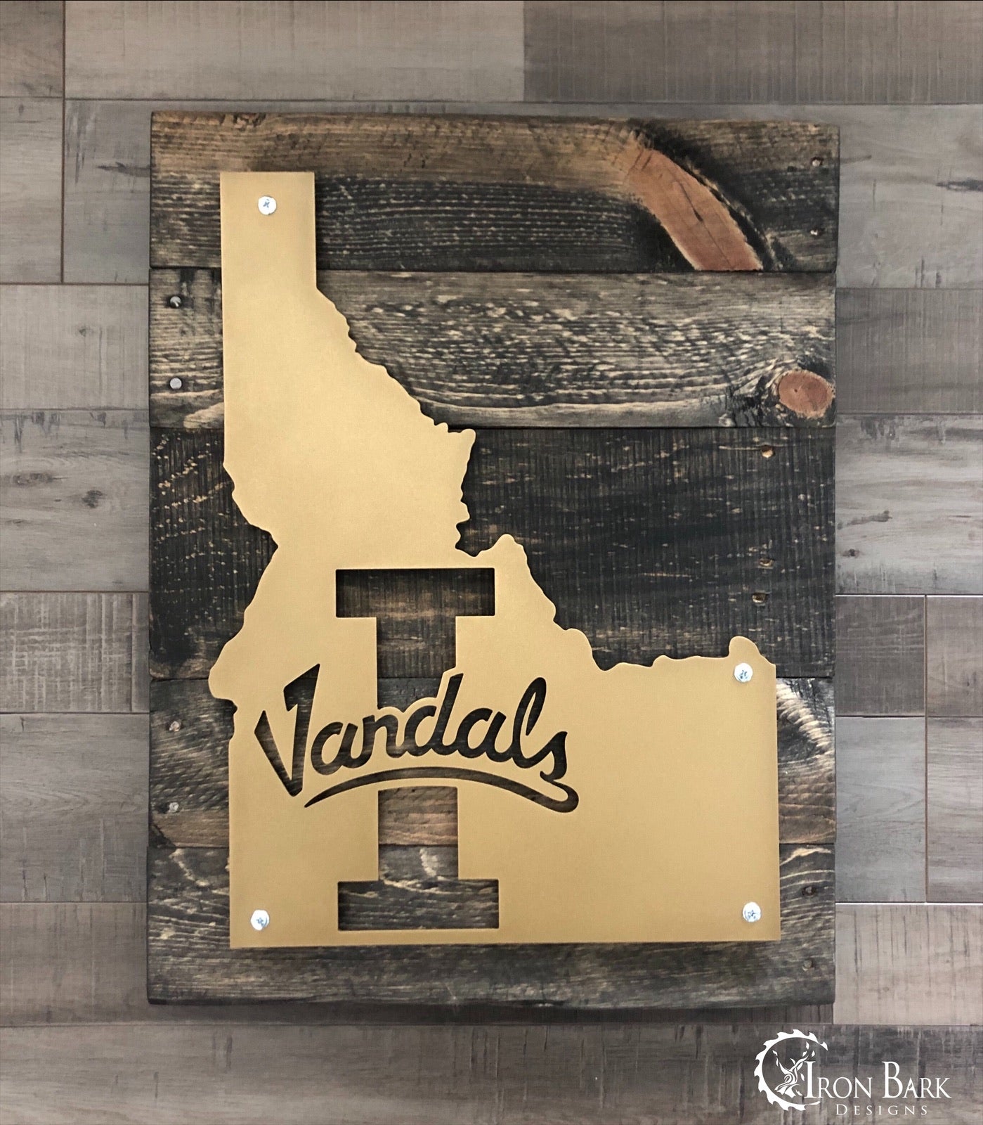 University of Idaho Vandals Metal Sign