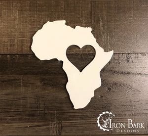 Africa Heart Magnet